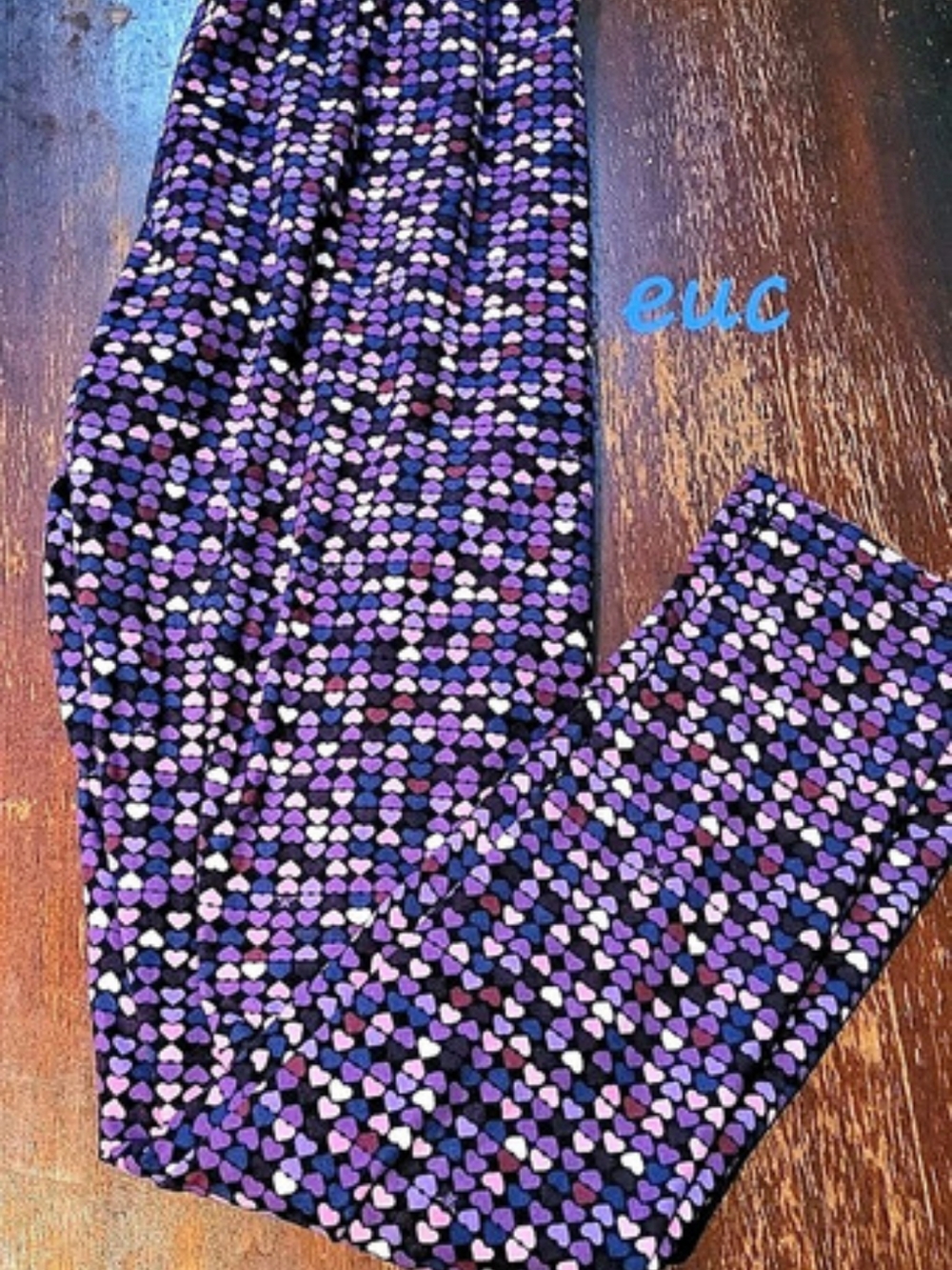 Sweetlegs Purple With Hearts